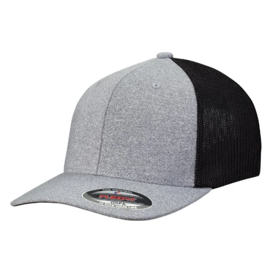 CUSTOM MELANGE TRUCKER MESH CAP CUSTOM MELANGE TRUCKER MESH CAP