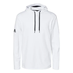 CUSTOM ADIDAS TEXTURED MIXED MEDIA HOODED SWEATSHIRT CUSTOM ADIDAS TEXTURED MIXED MEDIA HOODED SWEATSHIRT