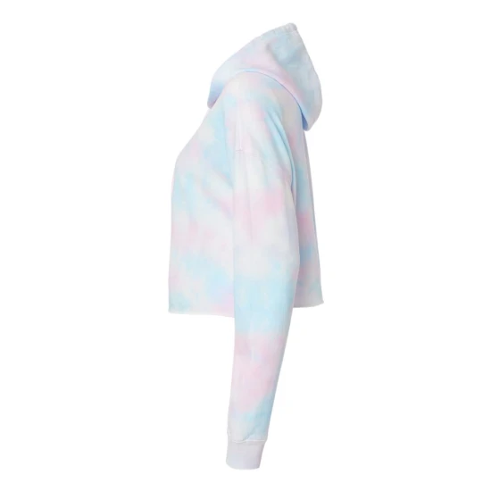CUSTOM ITC WOMEN'S LIGHTWEIGHT CROP HOODED SWEATSHIRT
