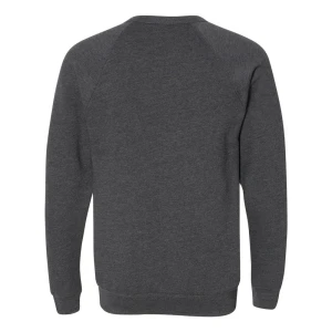 CUSTOM BELLA + CANVAS UNISEX SPONGE FLEECE RAGLAN CREWNECK SWEATSHIRT