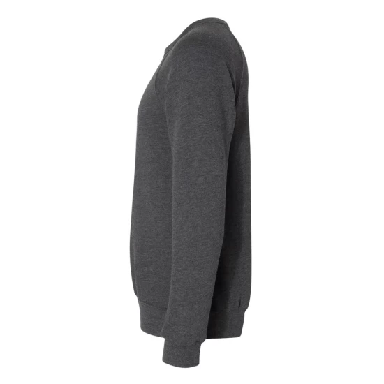 CUSTOM BELLA + CANVAS UNISEX SPONGE FLEECE RAGLAN CREWNECK SWEATSHIRT
