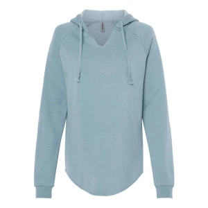 CUSTOM ITC WOMEN'S LIGHTWEIGHT CALIFORNIA WAVE WASH HOODED SWEATSHIRT CUSTOM ITC WOMEN'S LIGHTWEIGHT CALIFORNIA WAVE WASH HOODED SWEATSHIRT