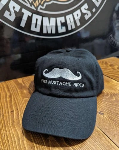 Valentines Day is tomorrow. Time to break out your best lingerie or custom cap!#moustacherides #moustache #customcaps #romanceisntdead #valentines #custommade