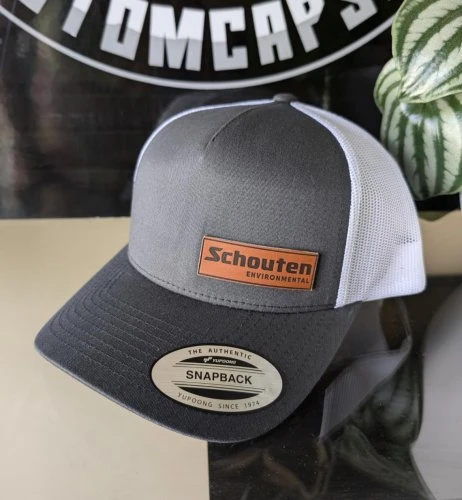 We really love leather patches! They add such a unique, crisp, look to any cap of your choice! What do you think?  #leatherpatch #patch #custommade #madeincanada #hats #snapback #trucker