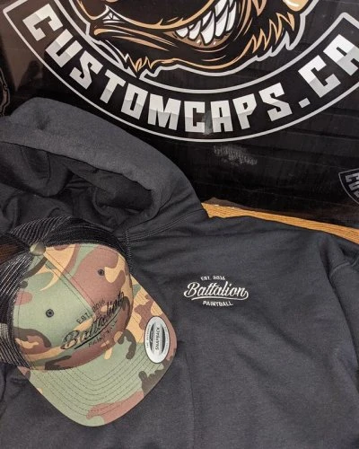 We also do hoodies so you can rep your brand anywhere in whatever style you prefer!#custommade #customhats #customshirts #canadianmade #shoplocal #shoplocalcanada #supportsmallbusiness #screenprint #embroidery #hoodieszn