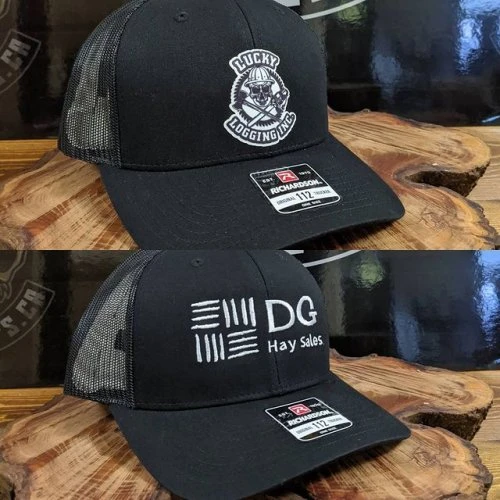 Same richardsonsports  cap - 2 different applications. The #permatwill patch is great for detailed designs, while traditional on cap embroidery looks great with simpler designs. We're here to help and recommend the best application. 1 to 100 caps! No minimums! No setup on #embroidery - #customcaps customcapscanada