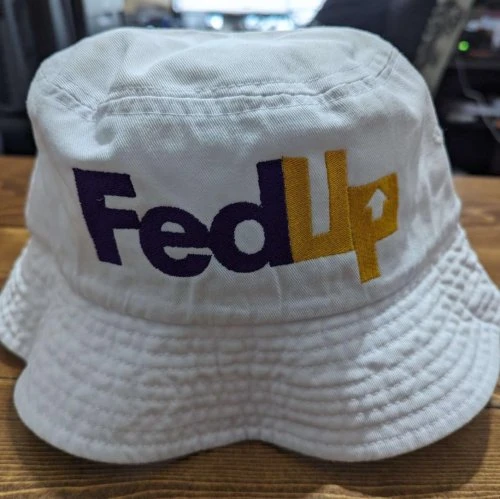 Already dreaming of summer. We can do bucket hats! I’d say we do them well  #summerfashion #custommade #madeincanada #canadiansmallbusiness #shoplocal #customhat #fedup #funnyhats