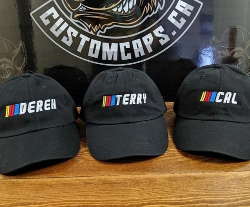 Our custom #nascar hats are flying out the door! Great gift for that #carracing fan! Buy now on Etsy https://etsy.me/33DvmCe or Amazon https://amzn.to/2O0L183 #customgift #christmaspresents #giftideas