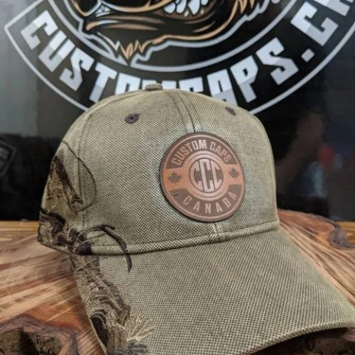 Here is a new custom option we are working with. Leather Patches! Shown here is the caramel version on a cool Walleye driduck hat. These leather Patches are available on hat quantities of 25 or more and need a simple(ish) logo to work well.
.
.
.
.
.
#customhats #customcaps #embroidery
#leather #promo
#canada #canada
