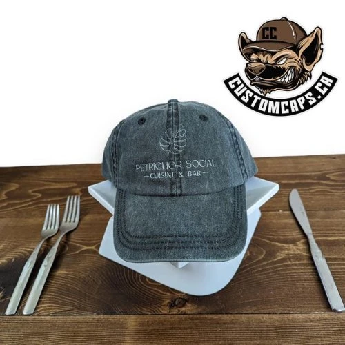 What’s on the menu for you? How about some sleek embroidery?#customhats #custommade #madeincanada #niagara #niagaramakers #niagarasmallbusiness #shoplocal