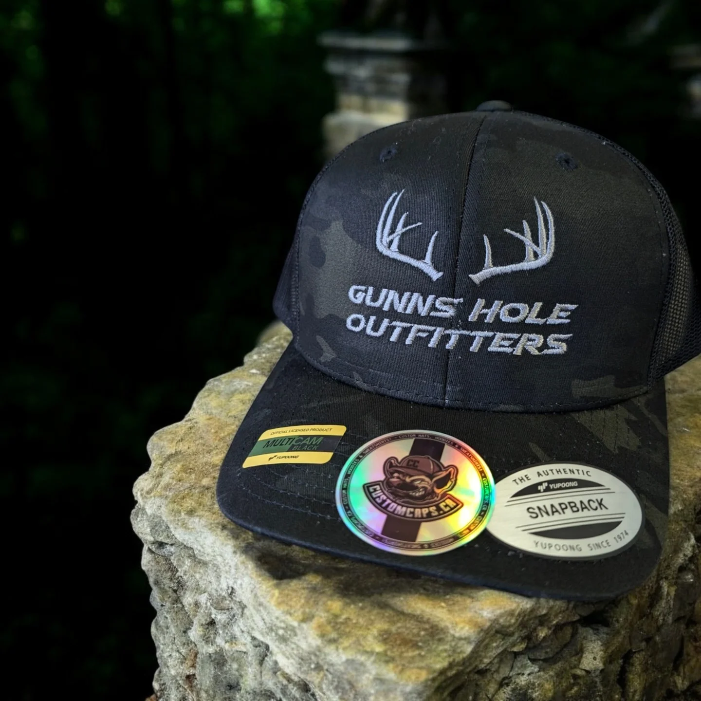 We love this rugged yet stylish camo hat from Gunns Hole Outfitters! The antler graphic make it a real stand-out piece. Head over to CustomCaps.ca to get your own custom hats and apparel - they make it easy to show off your unique style. Let's see what kind of custom creations you come up with!
.
.
#CustomCapsCanada
#PersonalizedCaps
#CustomEmbroidery
#CapsForAnyStyle
#CanadianMadeCaps
#CustomHeadwear