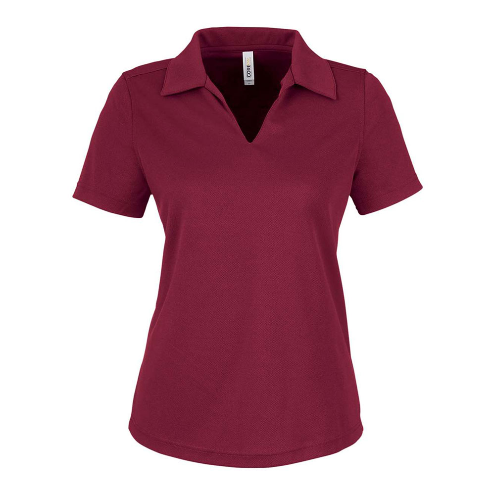 CUSTOM CORE365 WOMENS MARKET SNAG PROTECT MESH POLO