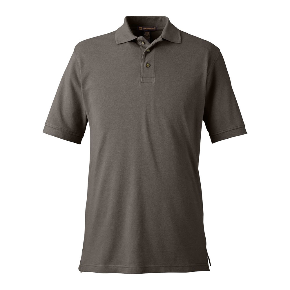 CUSTOM HARRITON MENS PIQUE POLO