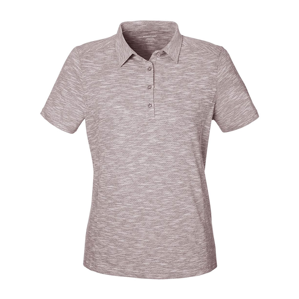 CUSTOM NORTH END WOMENS ECLIPSE JACQUARD POLO