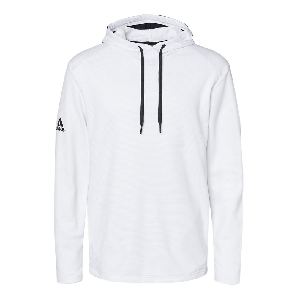 CUSTOM ADIDAS TEXTURED MIXED MEDIA HOODED SWEATSHIRT